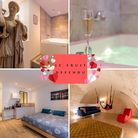 Le Fruit Defendu "Love Room" Jacuzzi Centre Ville Rouen Extérieur photo